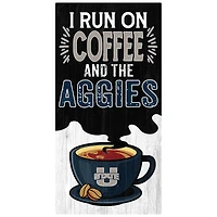 Utah State Aggies 6" x 12" Coffee Wall Art