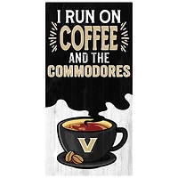Vanderbilt Commodores 6" x 12" Coffee Wall Art