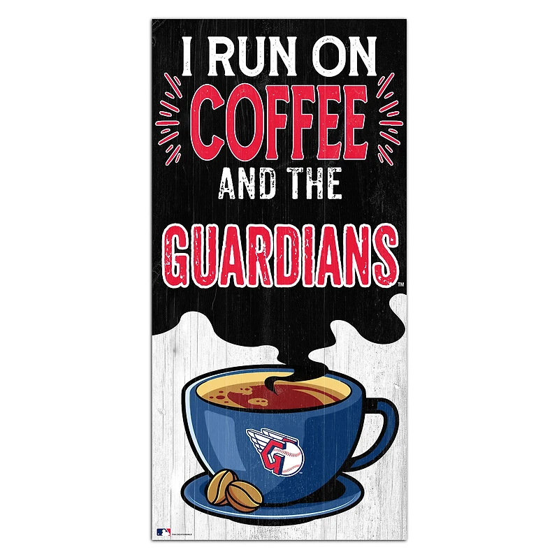 Cleveland Guardians 6" x 12" Coffee Wall Art