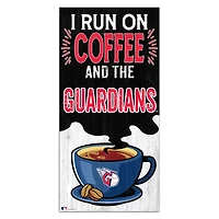 Cleveland Guardians 6" x 12" Coffee Wall Art