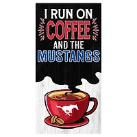 SMU Mustangs 6" x 12" Coffee Wall Art
