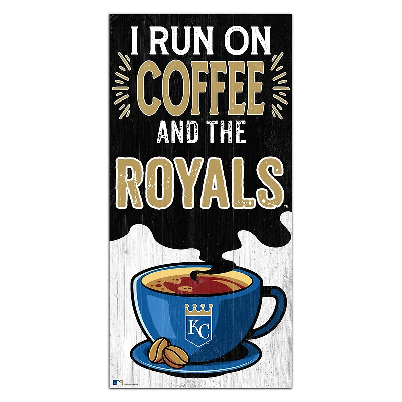 Kansas City Royals 6" x 12" Coffee Wall Art