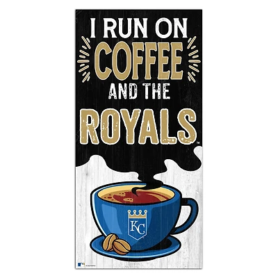Kansas City Royals 6" x 12" Coffee Wall Art