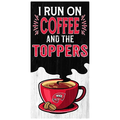 Western Kentucky Hilltoppers 6" x 12" Coffee Wall Art