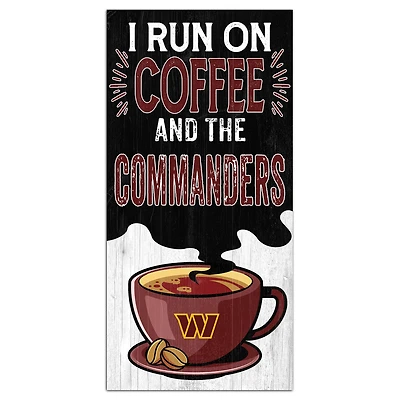 Washington Commanders 6" x 12" Coffee Wall Art