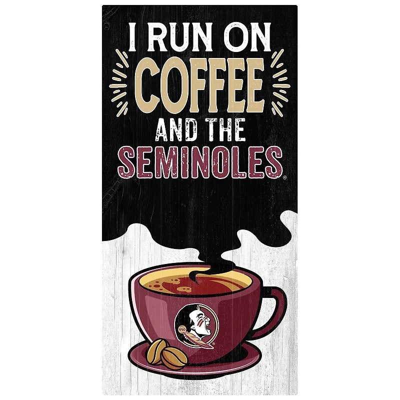 Florida State Seminoles 6" x 12" Coffee Wall Art