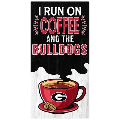 Georgia Bulldogs 6" x 12" Coffee Wall Art