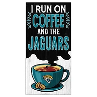 Jacksonville Jaguars 6" x 12" Coffee Wall Art