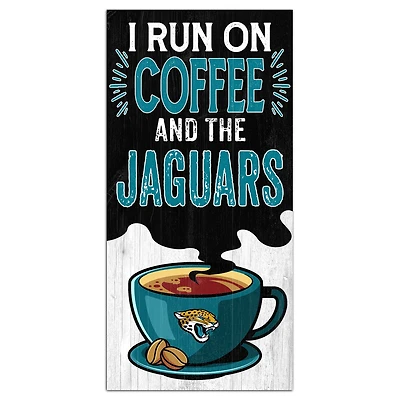 Jacksonville Jaguars 6" x 12" Coffee Wall Art