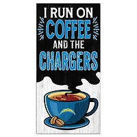 Los Angeles Chargers 6" x 12" Coffee Wall Art