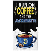 South Dakota State Jackrabbits 6" x 12" Coffee Wall Art