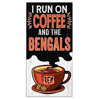 Cincinnati Bengals 6" x 12" Coffee Wall Art