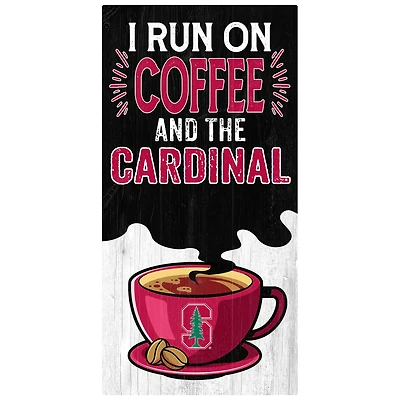 Stanford Cardinal 6" x 12" Coffee Wall Art