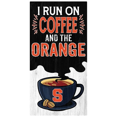Syracuse Orange 6" x 12" Coffee Wall Art