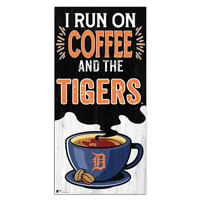 Detroit Tigers 6" x 12" Coffee Wall Art