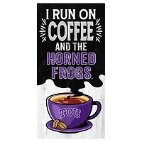 TCU Horned Frogs 6" x 12" Coffee Wall Art