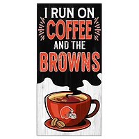 Cleveland Browns 6" x 12" Coffee Wall Art