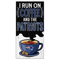 New England Patriots 6" x 12" Coffee Wall Art