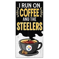 Pittsburgh Steelers 6" x 12" Coffee Wall Art