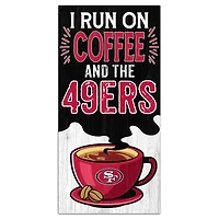 San Francisco 49ers 6" x 12" Coffee Wall Art