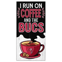Tampa Bay Buccaneers 6" x 12" Coffee Wall Art