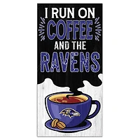 Baltimore Ravens 6" x 12" Coffee Wall Art