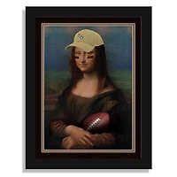 UCF Knights 12" x 16" Mona Lisa Fan Framed Fine Art Print