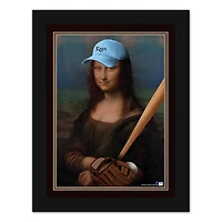 Tampa Bay Rays 12" x 16" Mona Lisa Fan Framed Fine Art Print