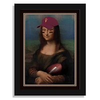 Arizona State Sun Devils 12" x 16" Mona Lisa Fan Framed Fine Art Print