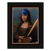 St. Louis Cardinals 12" x 16" Mona Lisa Fan Framed Fine Art Print