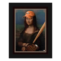 San Francisco Giants 12" x 16" Mona Lisa Fan Framed Fine Art Print