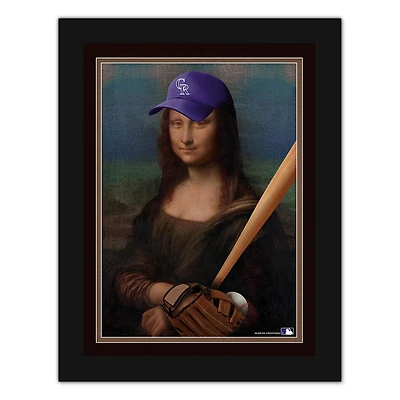 Colorado Rockies 12" x 16" Mona Lisa Fan Framed Fine Art Print