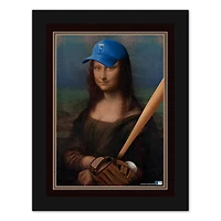 Kansas City Royals 12" x 16" Mona Lisa Fan Framed Fine Art Print