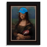 Tennessee Titans 12" x 16" Mona Lisa Fan Framed Fine Art Print