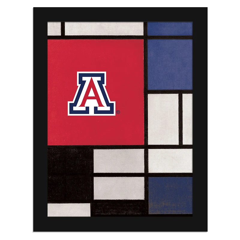 Arizona Wildcats 12" x 16" Team Composition Framed Fine Art Print
