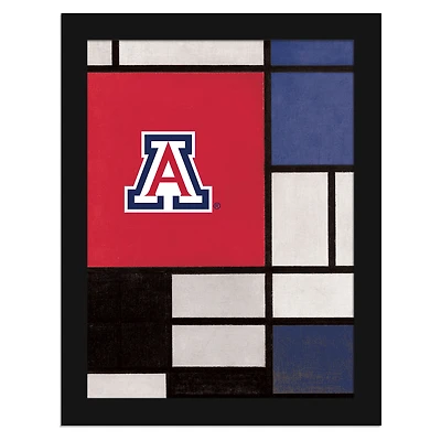 Arizona Wildcats 12" x 16" Team Composition Framed Fine Art Print