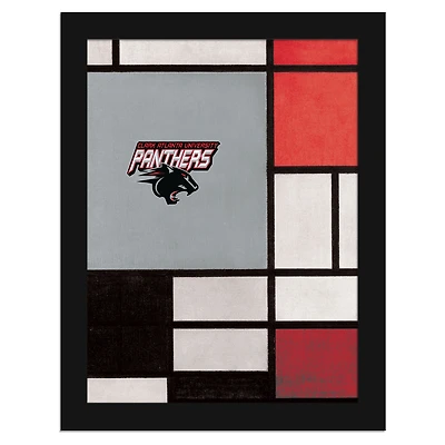 Clark Atlanta University Panthers 12" x 16" Team Composition Framed Fine Art Print