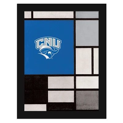 Christopher Newport Captains 12" x 16" Team Composition Framed Fine Art Print
