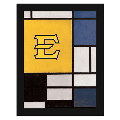 ETSU Buccaneers 12" x 16" Team Composition Framed Fine Art Print