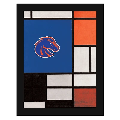 Boise State Broncos 12" x 16" Team Composition Framed Fine Art Print
