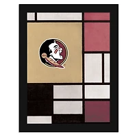 Florida State Seminoles 12" x 16" Team Composition Framed Fine Art Print