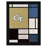 Georgia Tech Yellow Jackets 12" x 16" Team Composition Framed Fine Art Print