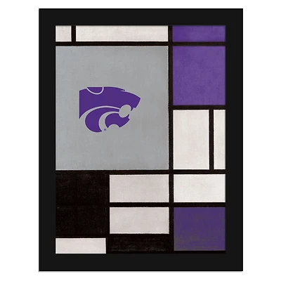 Kansas State Wildcats 12" x 16" Team Composition Framed Fine Art Print