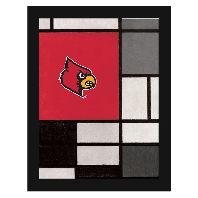 Louisville Cardinals 12" x 16" Team Composition Framed Fine Art Print