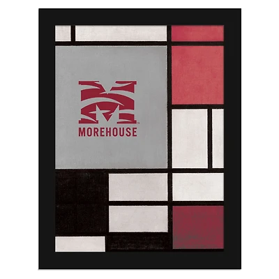 Morehouse Maroon Tigers 12" x 16" Team Composition Framed Fine Art Print