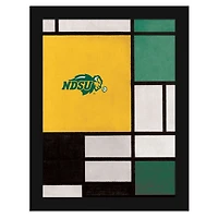 NDSU Bison 12" x 16" Team Composition Framed Fine Art Print