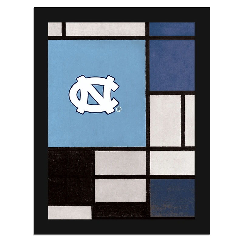 North Carolina Tar Heels 12" x 16" Team Composition Framed Fine Art Print