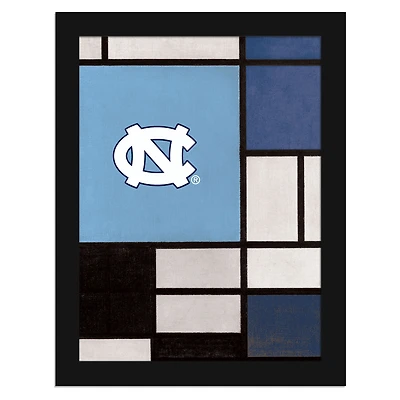 North Carolina Tar Heels 12" x 16" Team Composition Framed Fine Art Print