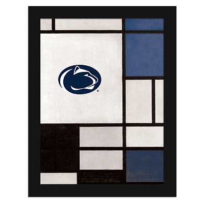 Penn State Nittany Lions 12" x 16" Team Composition Framed Fine Art Print