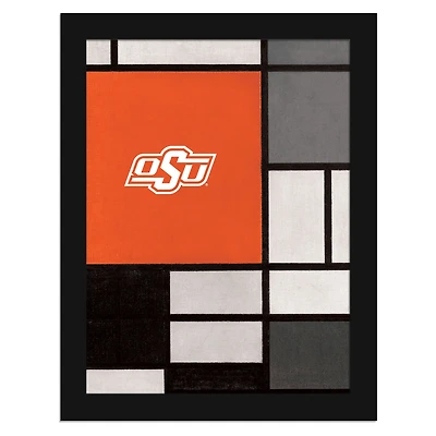 Oklahoma State Cowboys 12" x 16" Team Composition Framed Fine Art Print